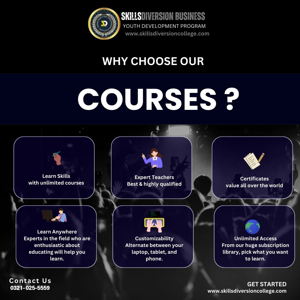 WHY CHOOSE OUR COURSES ?